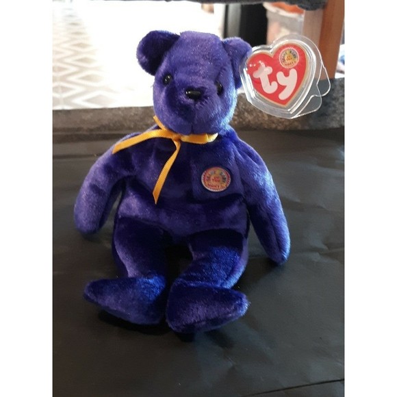 TY Beanie Babies B.B.O.M. May 2004 Sapphire - Picture 1 of 1
